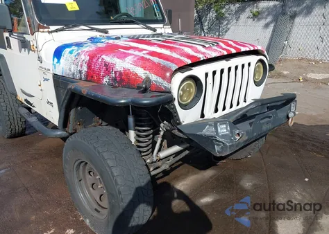 1997 Jeep Wrangler Sport from USA, damaged, VIN 1J4FY19S8VP522462